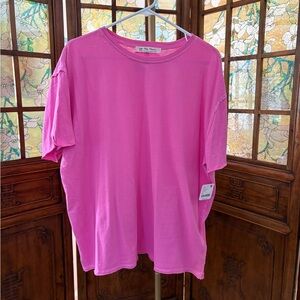 NWT We The Free Bubble Gum Pink Top Sz M